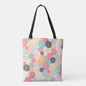 Floral Burst Monogram Tote Bag (Achterkant)