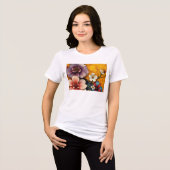 Floral Burst Tri-Blend Shirt (Voorkant volledig)