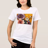 Floral Burst Tri-Blend Shirt (Voorkant)