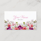 Floral Business Card - II Visitekaartje (Voorkant)