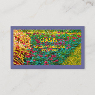 FLORAL BUSINESS CARD/LANDSCAPING, GARDENING,ETC. B VISITEKAARTJE
