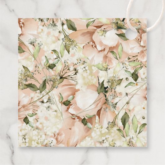 Floral Business Hang Label (Achterkant)