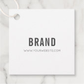 Floral Business Hang Label (Voorkant)