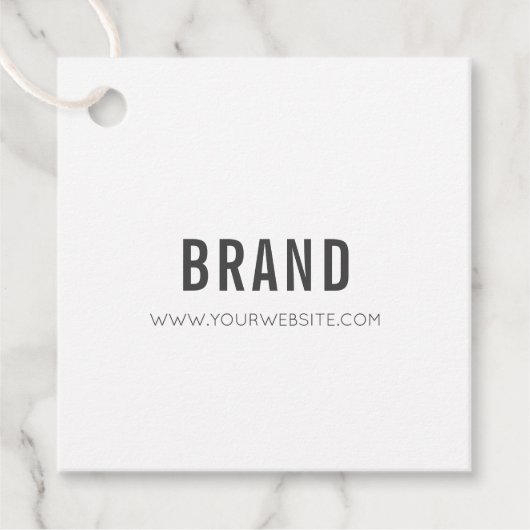Floral Business Hang Label (Voorkant)