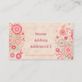  Floral Business Visitekaartje (Achterkant)