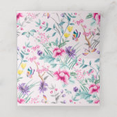 Floral & Butterflies Chinoiserie - Plaatskaarten Plaatskaartje (Binnenkant ongevouwen)