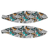 Floral Butterflies kleurig schetspatroon Basketbal (Panelen)