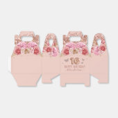 Floral Butterflies Pink Happy 16th Birthday Bedankdoosjes (Uitgevouwen)