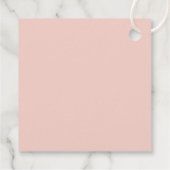 Floral Butterflies Pink Happy 50th Birthday Bedankjes Labels (Achterkant)