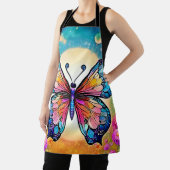 Floral Butterfly Art Design Schort (Insitu)