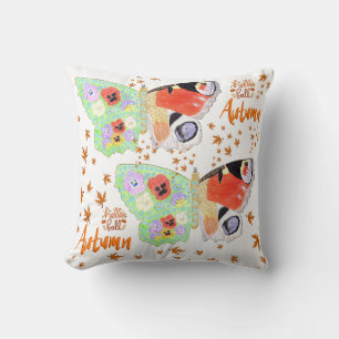 Floral Butterfly Autumn Kussen