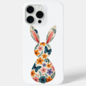 Floral Butterfly Bunny Phone Case  (Achterkant)