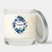 Floral Butterfly Candle