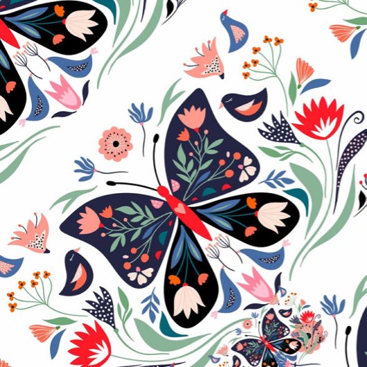 Floral Butterfly Case-Mate iPhone Case