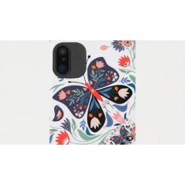 Floral Butterfly Case-Mate iPhone Case