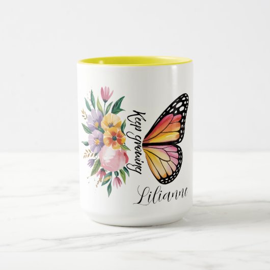 Floral Butterfly Design  Mok (Midden)