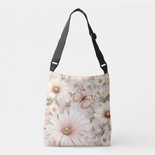 Floral Butterfly Dream Crossbody Tas (Voorkant)