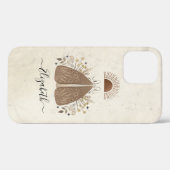  Floral Butterfly Hoesje-Mate iPhone 12 Hoesje (Achterkant (horizontaal))