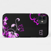 Floral Butterfly iPhone 5 Hoesje (Achterkant (horizontaal))
