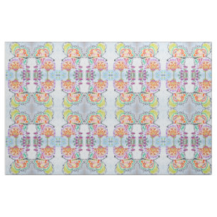 Floral Butterfly Kaleidoscoop Stof