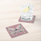 Floral Butterfly Kartonnen Onderzetters (Insitu)