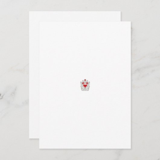 Floral Butterfly Mandala | Paarse Boho Art Design Bedankkaart (Voorkant / Achterkant)