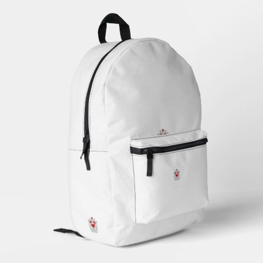 Floral Butterfly Mandala | Paarse Boho Art Design Bedrukte Rugzak (Achterkant Hoek Links)