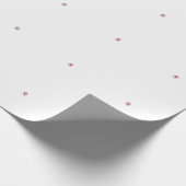 Floral Butterfly Mandala | Paarse Boho Art Design Cadeaupapier (Hoek)