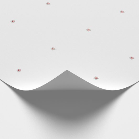 Floral Butterfly Mandala | Paarse Boho Art Design Cadeaupapier (Hoek)