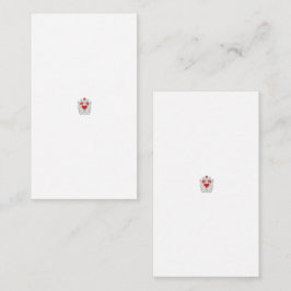 Floral Butterfly Mandala | Paarse Boho Art Design Informatiekaartje