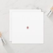 Floral Butterfly Mandala | Paarse Boho Art Design Kaart (Voorkant / Achterkant in situ)