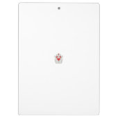 Floral Butterfly Mandala | Paarse Boho Art Design Klembord (Achterkant)