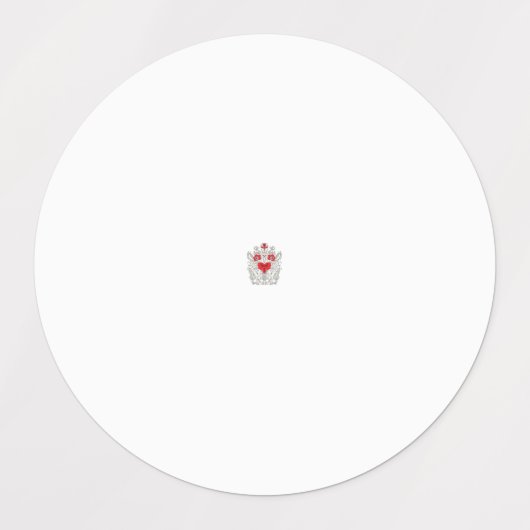 Floral Butterfly Mandala | Paarse Boho Art Design Labels (Design 1)