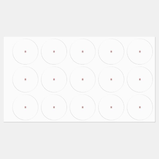 Floral Butterfly Mandala | Paarse Boho Art Design Labels (Vel)