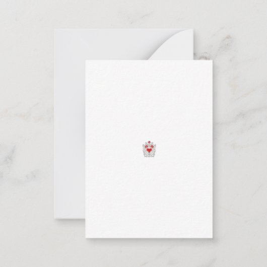 Floral Butterfly Mandala | Paarse Boho Art Design Notitiekaartje (Achterkant)