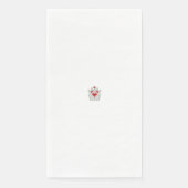 Floral Butterfly Mandala | Paarse Boho Art Design Servet (Voorkant)