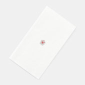 Floral Butterfly Mandala | Paarse Boho Art Design Servet (Hoek)