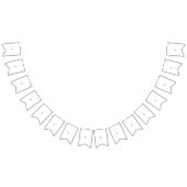 Floral Butterfly Mandala | Paarse Boho Art Design Vlaggetjes (Alle)