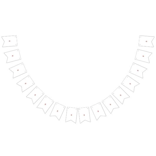 Floral Butterfly Mandala | Paarse Boho Art Design Vlaggetjes (Alle)