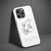 Floral Butterfly Monochrome Eenvoudige stijlvolle  Case-Mate iPhone Case