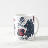 Floral Butterfly Mug – Spring Vibes Koffiemok (Voorkant rechts)