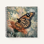  Floral Butterfly Notitieboek (Voorkant)