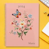Floral Butterfly Planner