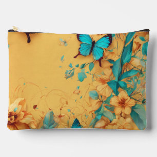 Floral Butterfly Print Accessoirezak - Stijlvol Etui