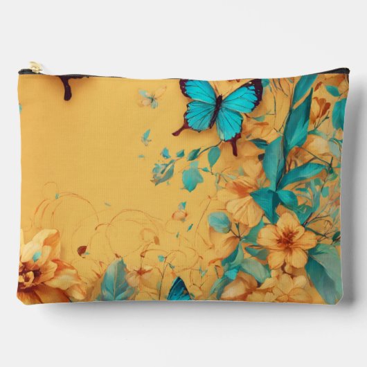 Floral Butterfly Print Accessoirezak - Stijlvol Etui (Voorkant)