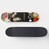 Floral Butterfly Schaats Deck Persoonlijk Skateboard (Horizontaal)