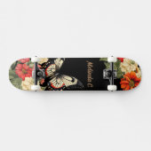 Floral Butterfly Schaats Deck Persoonlijk Skateboard (Horizontaal)