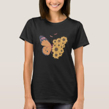 Floral Butterfly Shirt, Butterfly T-shirt