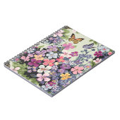 Floral Butterfly Spiral Foto Notitieboek (Linkerzijde)