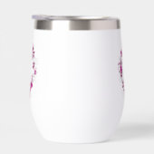 Floral Butterfly Stemless Wine Tumbler (Rechts)